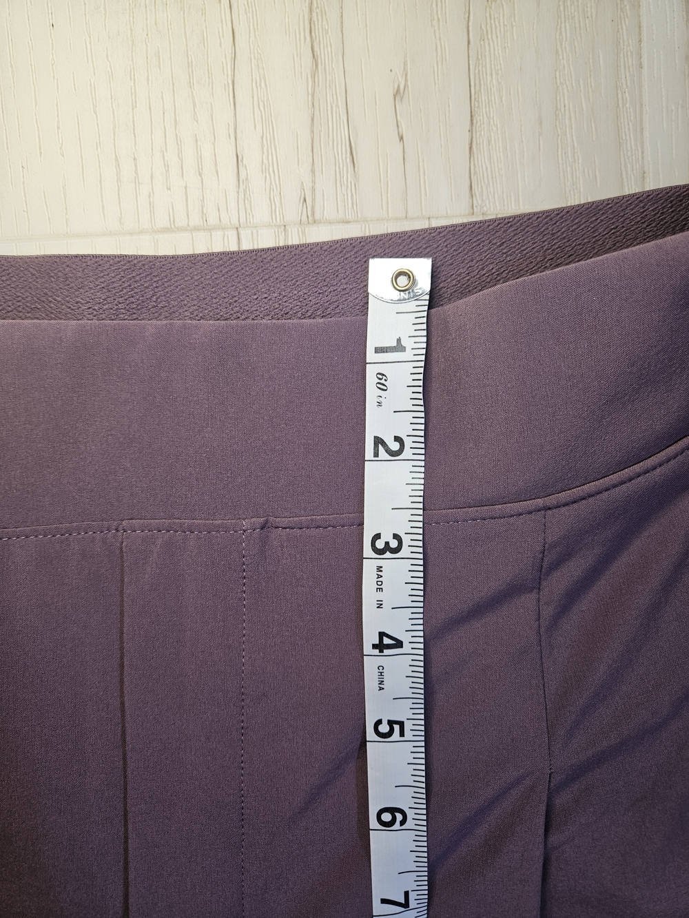 Athleta Brooklyn Heights Wide Leg Pleated Pants Mauve Purple Womens 14 Tall EUC - Picture 10 of 15